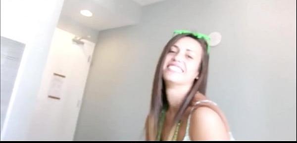  Hot Teen Best Friends Record Drunk Orgy On St. Pattys Day